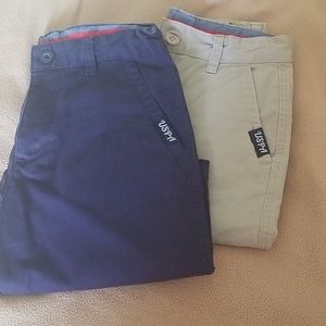 Polo Khaki and Navy Bermuda Shorts